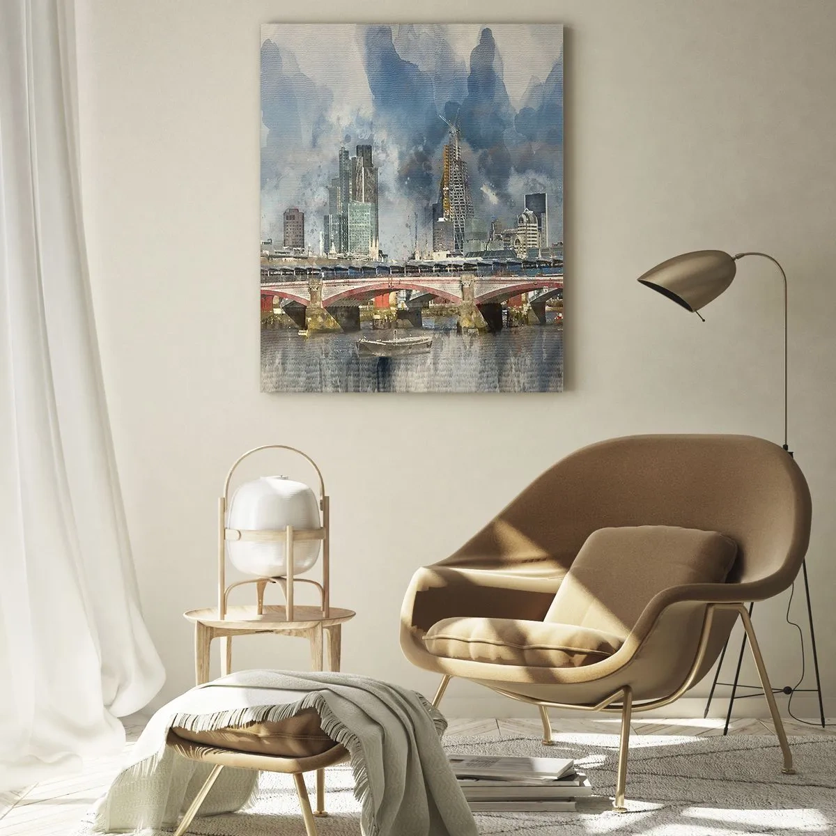 Tablou pe sticlă - Londra în toată splendoarea ei - 50x70 cm