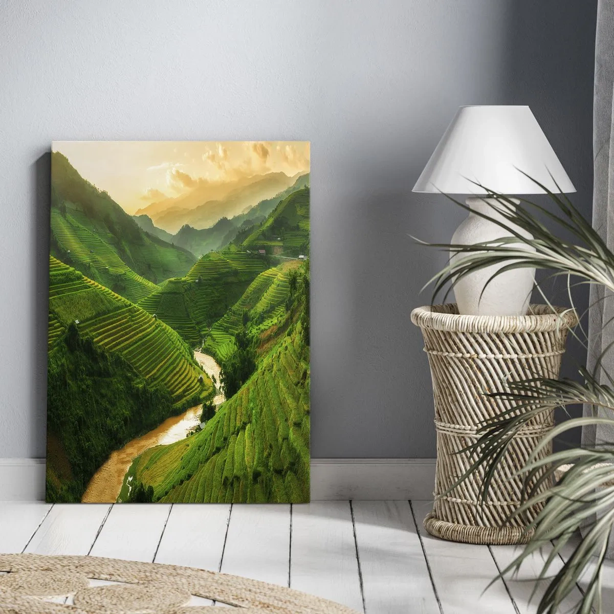 Tablou pe pânză - Valea vietnameză - 50x70 cm