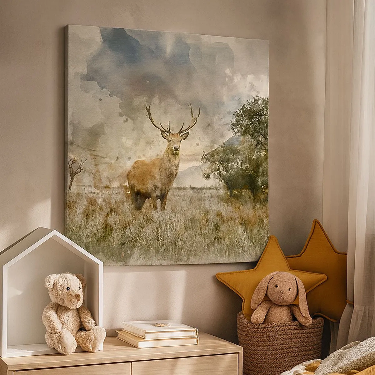 Tablou pe pânză - Demnitate - putere - măreție - 30x30 cm