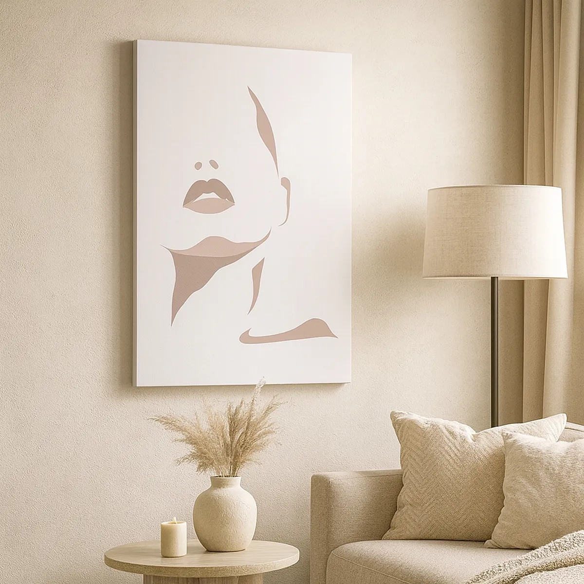 Tablou pe pânză - Creată din lumină și umbră - 50x70 cm