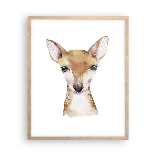 Poster în ramă de stejar deschis - Natura inocenței - 40x50 cm