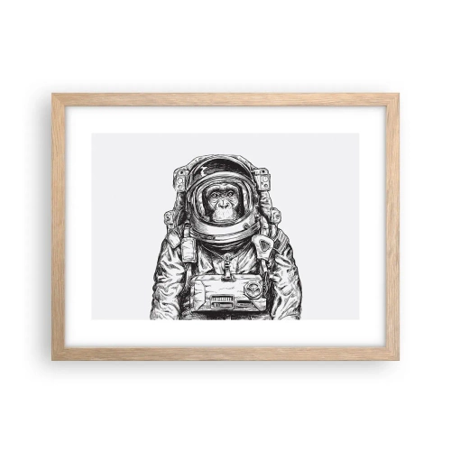 Poster în ramă de stejar deschis - Evoluție alternativă - 40x30 cm