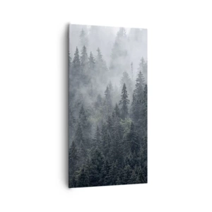 Tablou pe pânză - Zori de pădure - 65x120 cm