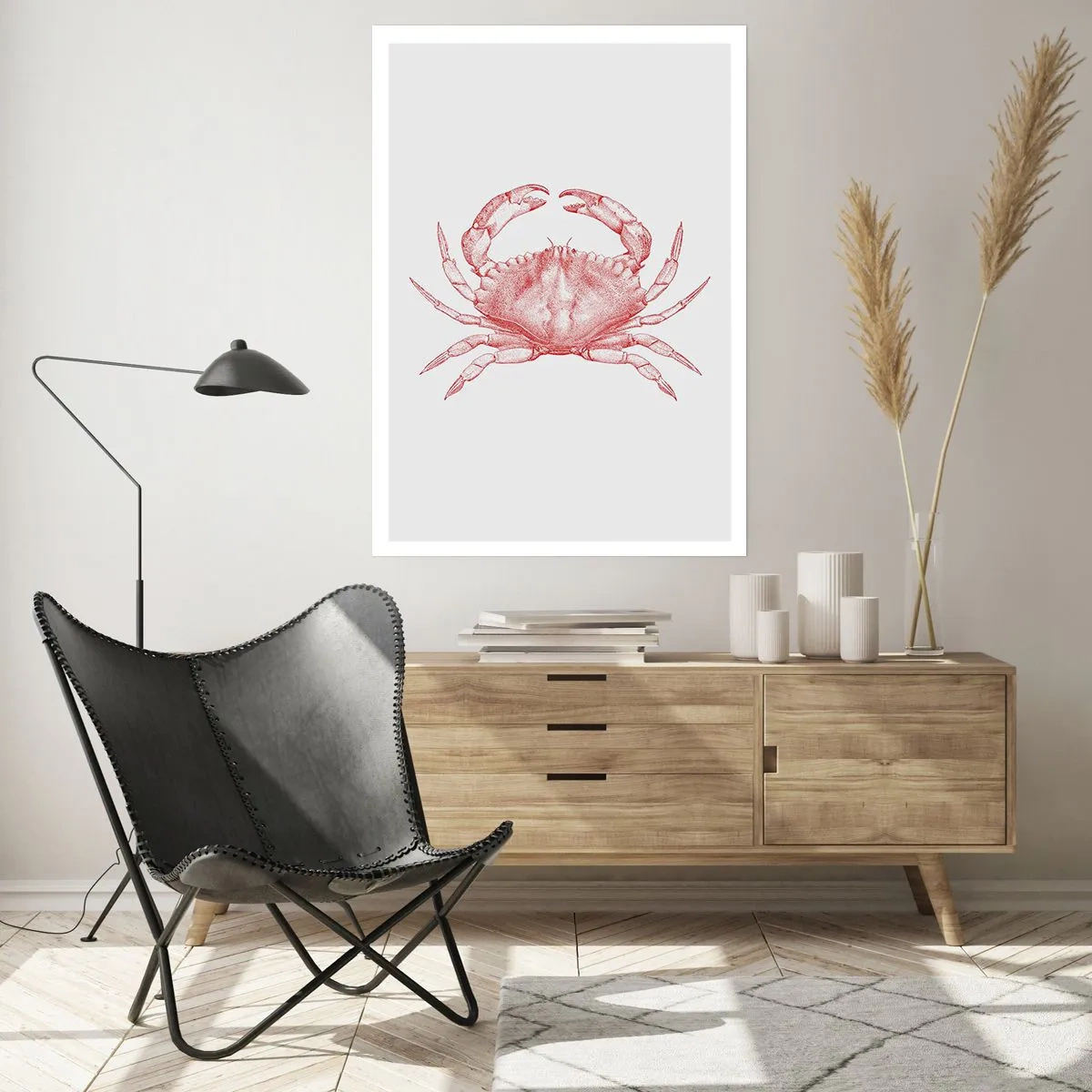 Poster - Crab peste crabi - 50x70 cm