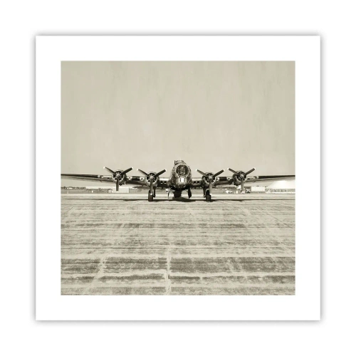 Poster - Pregătit, ca întotdeauna - 40x40 cm