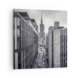 Tablou pe pânză - Vale citadină din Varșovia - 50x50 cm