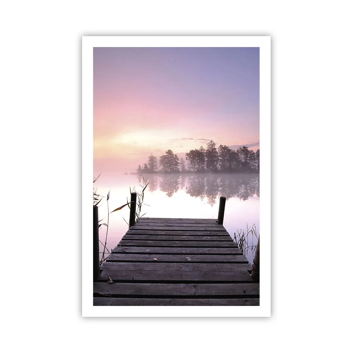 Poster - Din ceața de liliac... - 61x91 cm