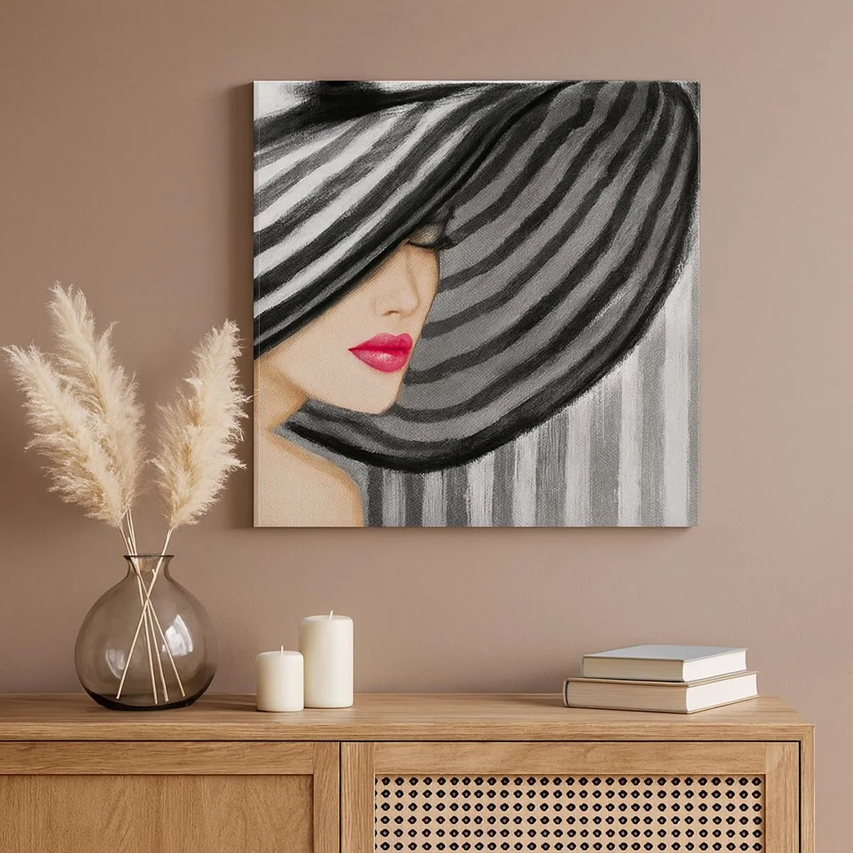 Tablou pe pânză - Unde te pot găsi? - 30x30 cm