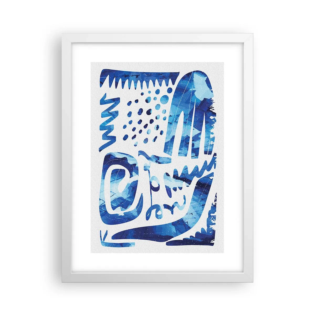 Poster în ramă albă - Înapoi la rădăcini - 30x40 cm