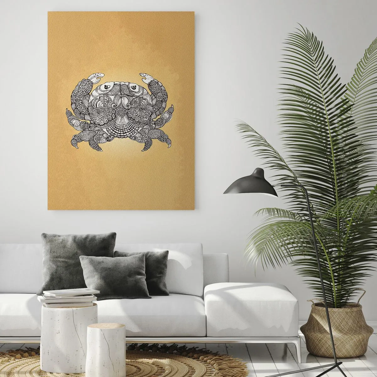 Tablou pe sticlă - Poveștile Domnului Crab - 50x70 cm