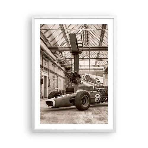 Poster în ramă albă - Odihna învingătorului - 50x70 cm