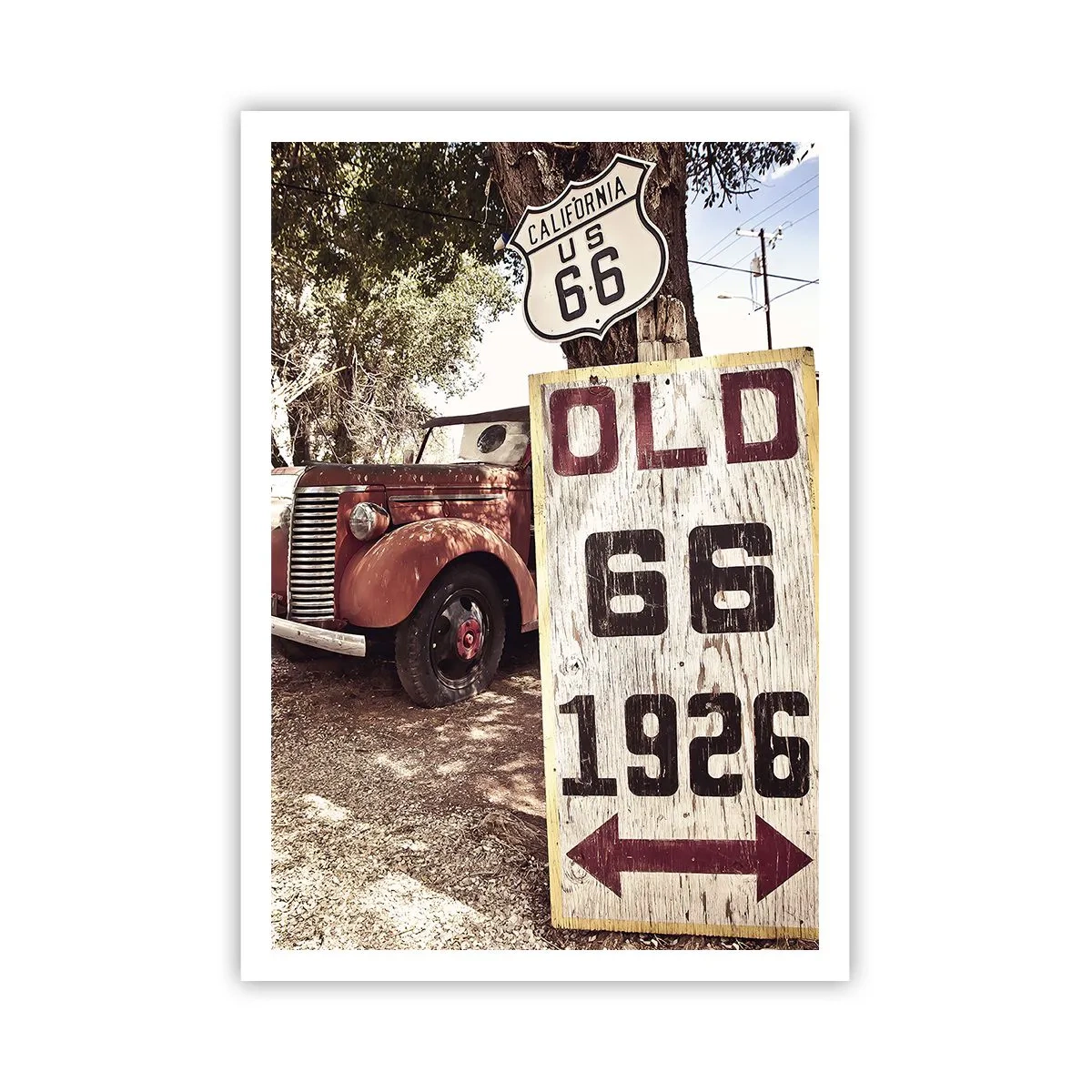 Poster - O legendă provincială americană - 70x100 cm