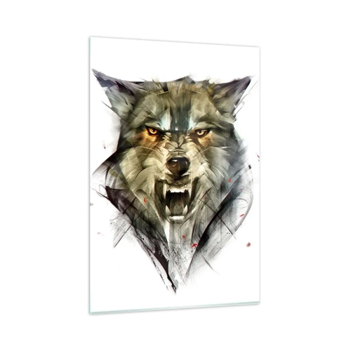 Tablou pe sticlă - Nici un pas! - 80x120 cm