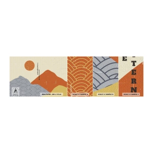 Mostră tapet autocolant Deluxe Sticker - În stil japonez - asiatic, japonez, Peisaj - 100x30 cm