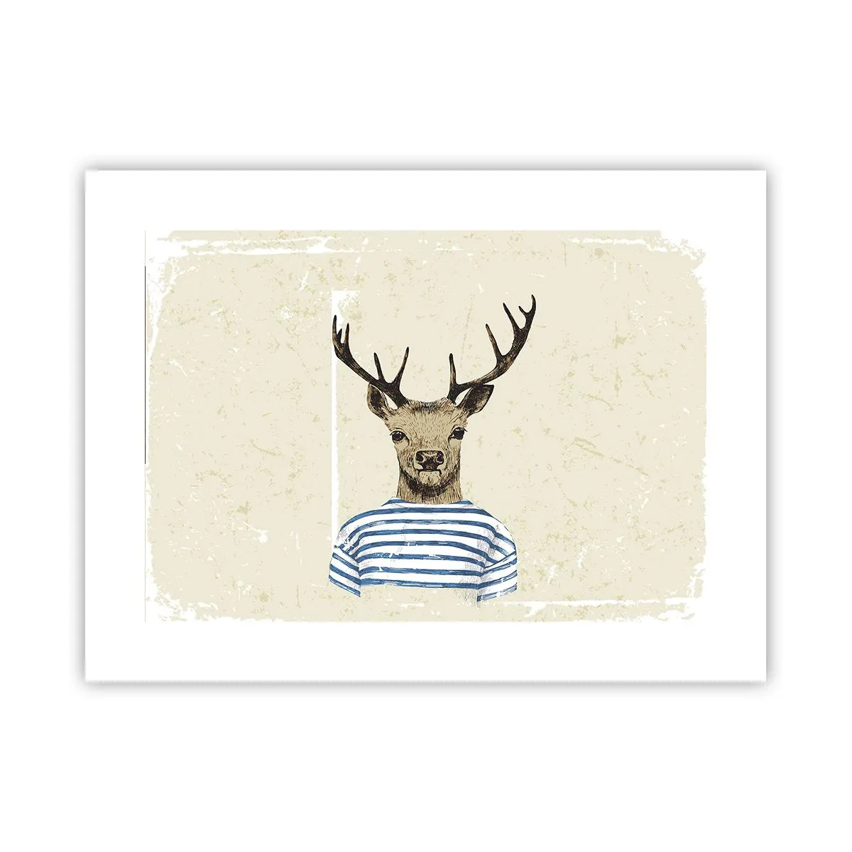 Poster - Pentru că îmi plac cămășile cu dungi! - 40x30 cm