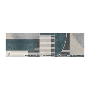 Mostră tapet Premium Sand - Compoziție de nivel - Minimalism, Forme, Pastel - 100x30 cm