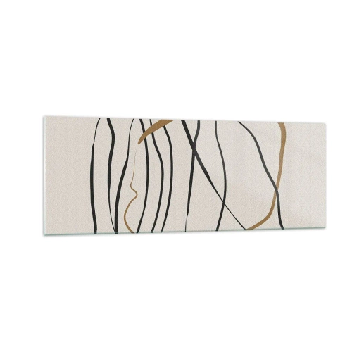 Tablou pe sticlă - Compoziție - Dans posesiv - 140x50 cm