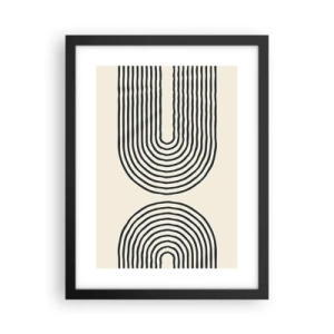 Poster în ramă neagră - În curând... - 30x40 cm