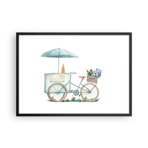 Poster în ramă neagră - O dulce amintire de vară - 70x50 cm