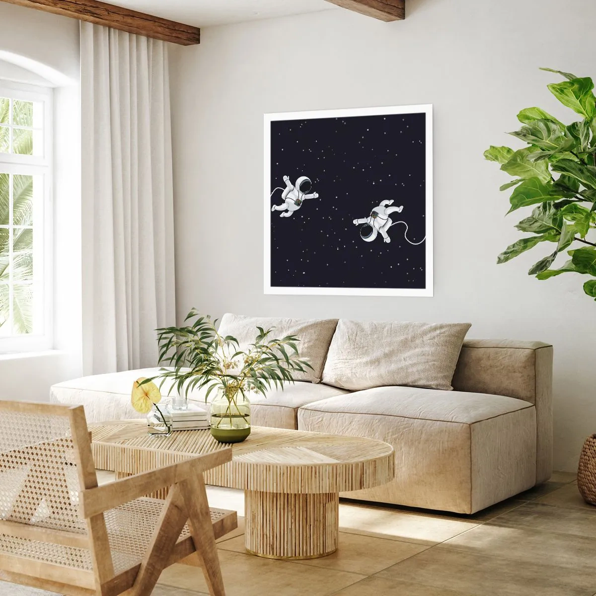 Poster - Dansul spațial - 60x60 cm
