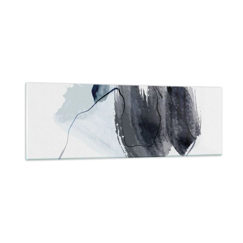 Tablou pe sticlă - Intensitate și mișcare - 90x30 cm