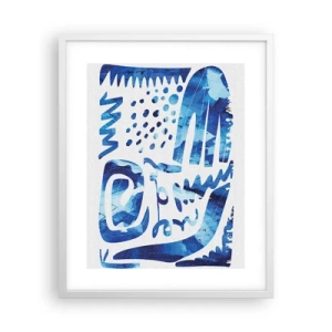 Poster în ramă albă - Înapoi la rădăcini - 40x50 cm