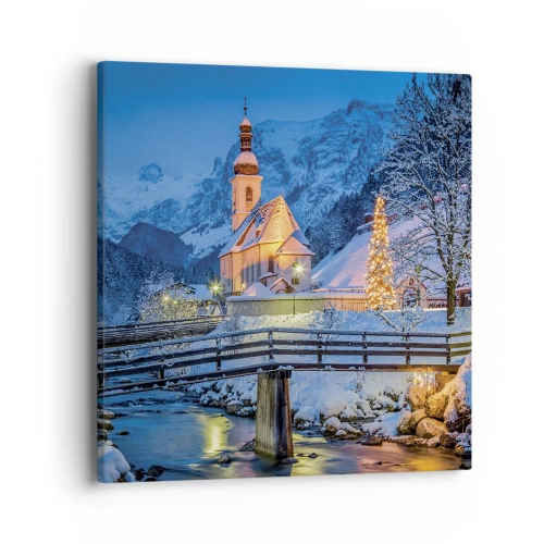 Tablou pe pânză - Spiritul Crăciunului - 40x40 cm