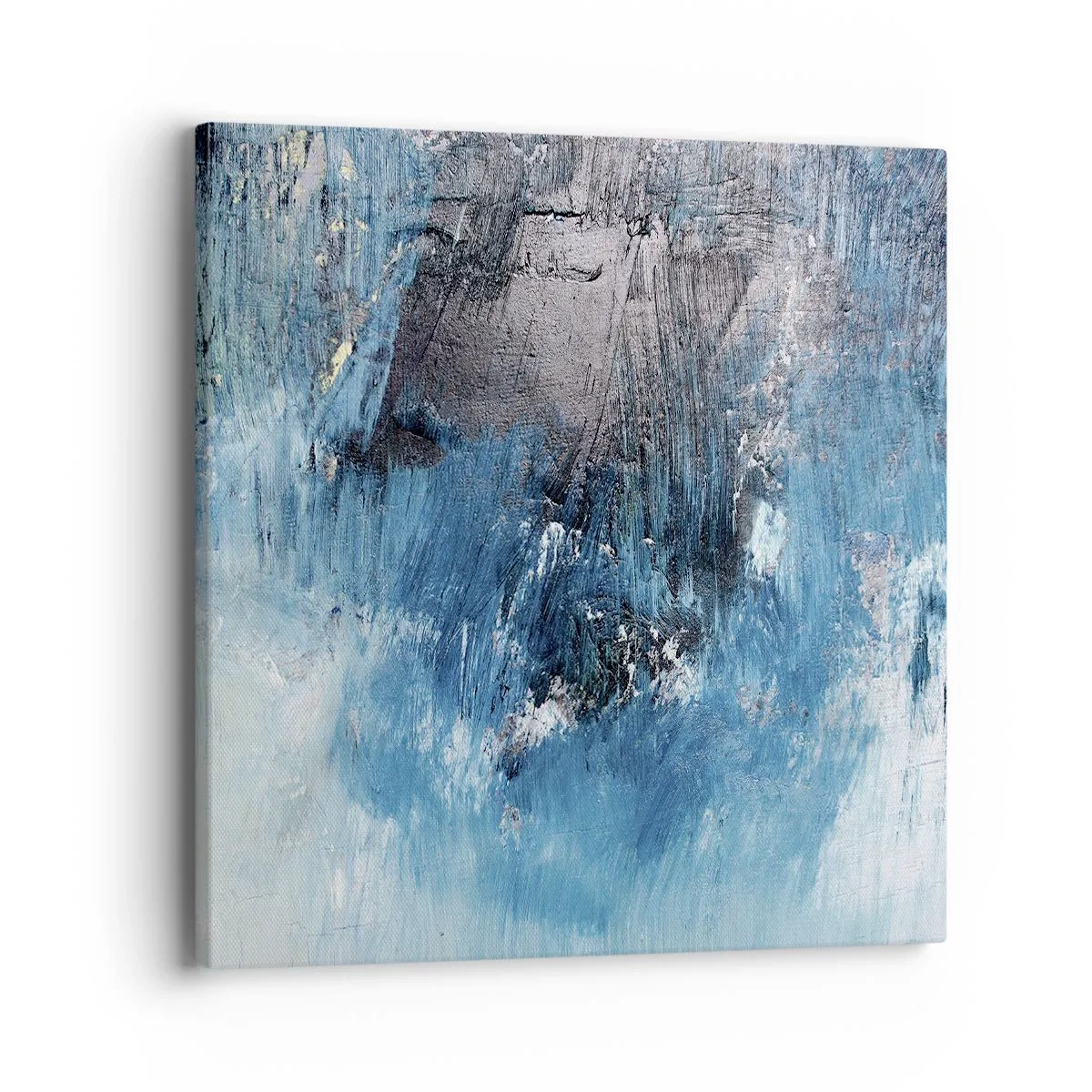 Tablou pe pânză - Rapsodie albastră - 40x40 cm