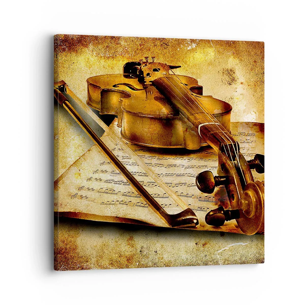 Tablou pe pânză - Virtuozitate necesară imediat - 30x30 cm