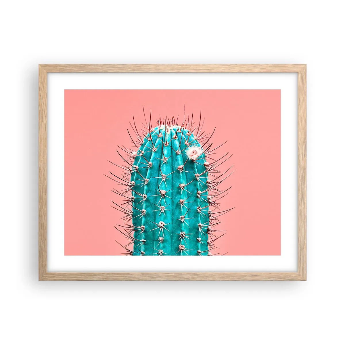 Poster în ramă de stejar deschis - Doar privește - 50x40 cm