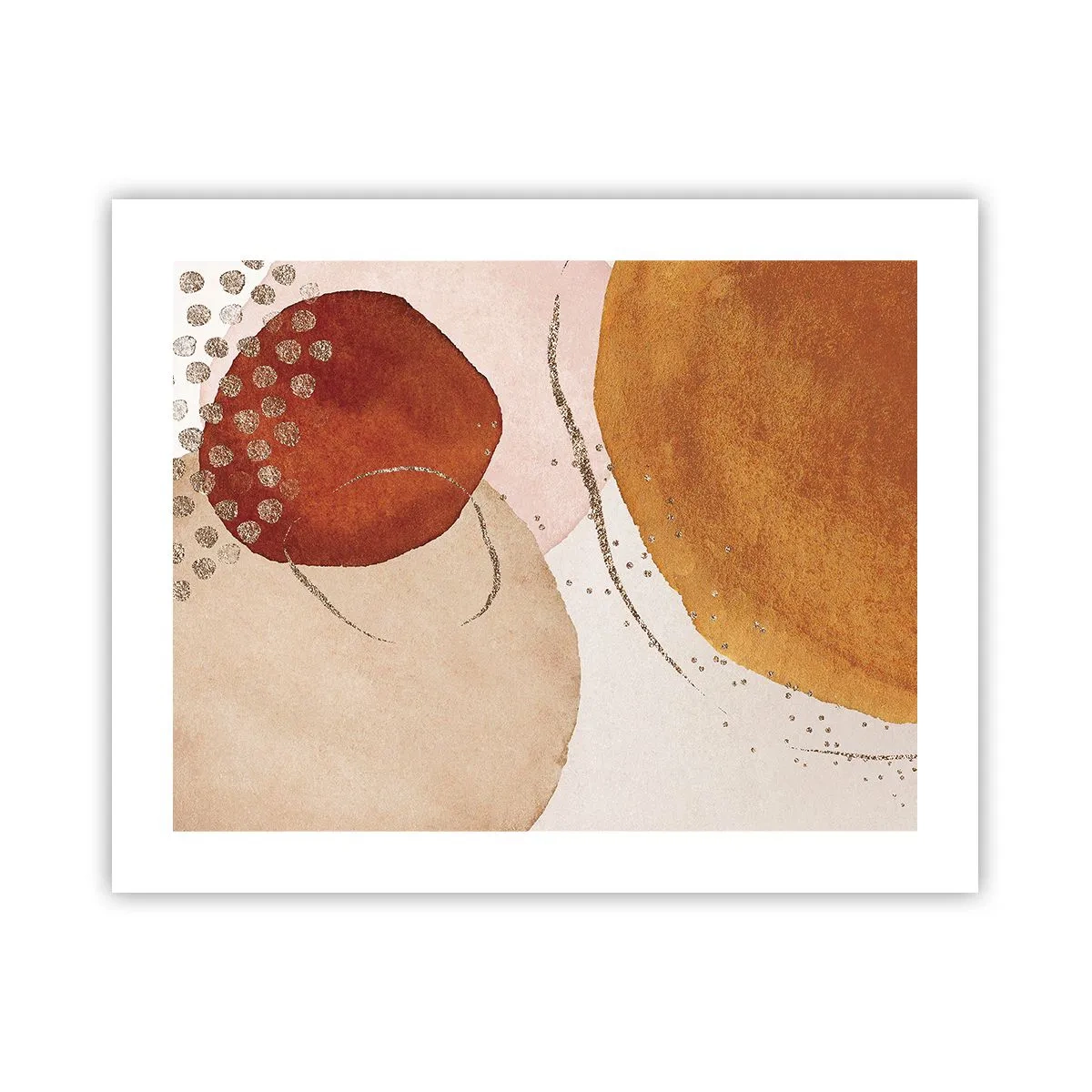 Poster - Rotunjime și mișcare - 50x40 cm