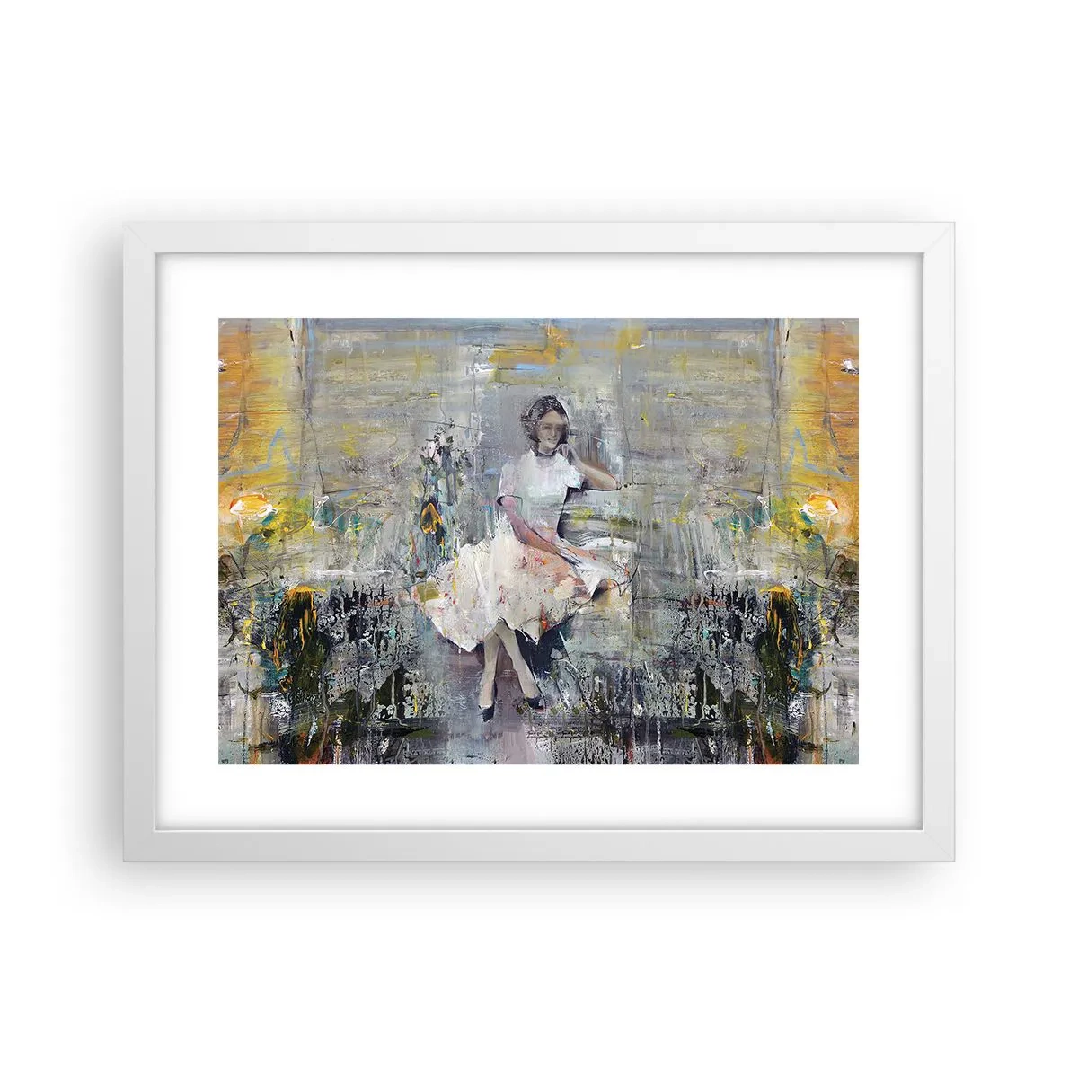 Poster în ramă albă - Clasică și modernă - 40x30 cm