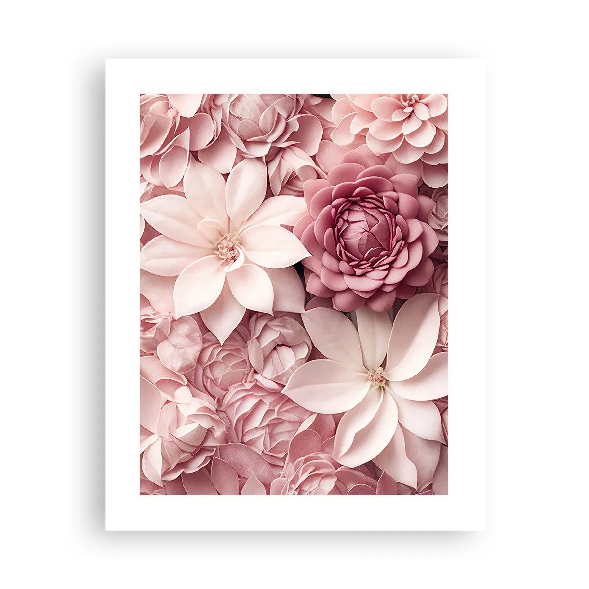 Poster - În petale roz - 40x50 cm