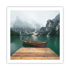 Poster - Și frunțile mândre - 60x60 cm