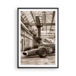 Poster în ramă neagră - Odihna învingătorului - 61x91 cm