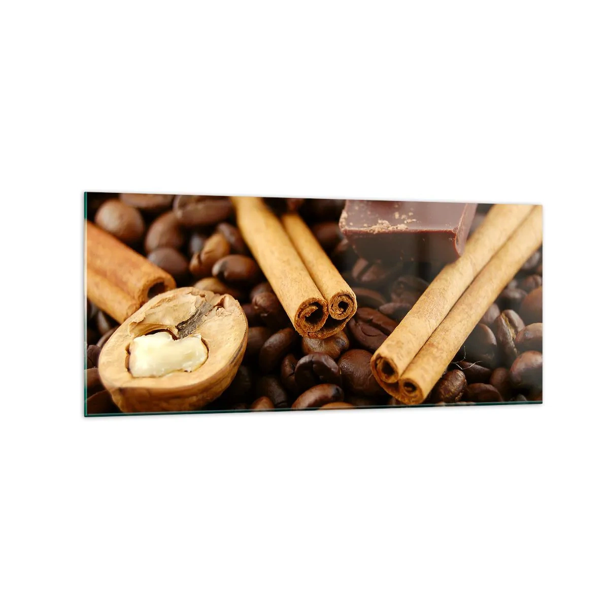 Tablou pe sticlă - Concert de arome - 120x50 cm