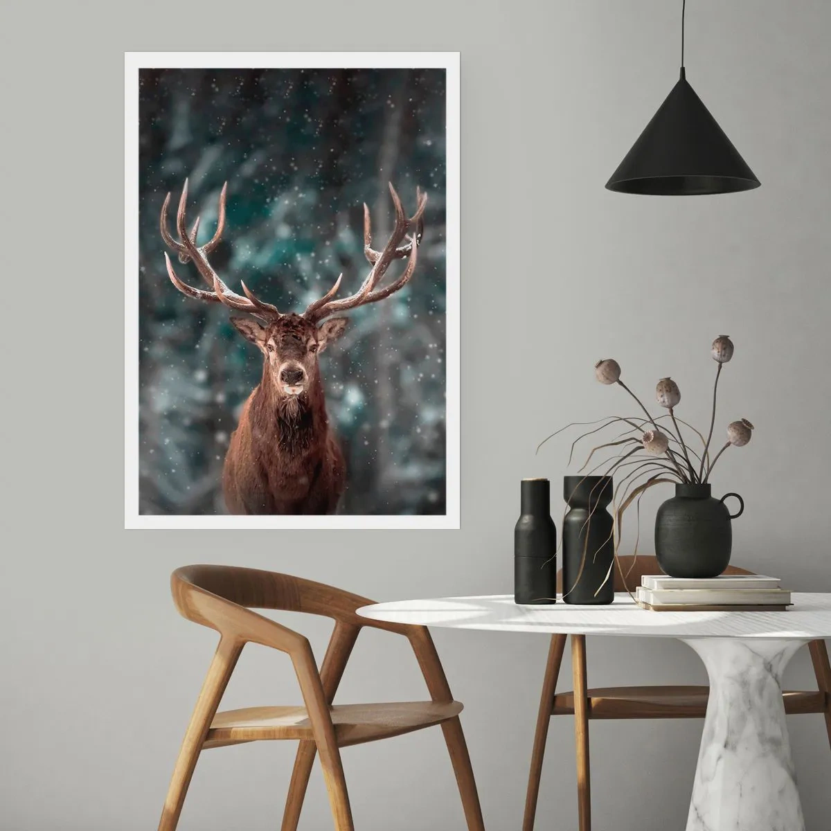 Poster - Regele pădurii a fost încoronat - 40x50 cm