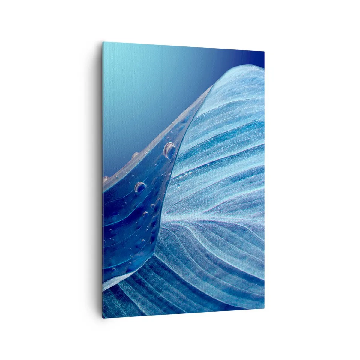 Tablou pe pânză - Picături ascunse de albastru - 80x120 cm