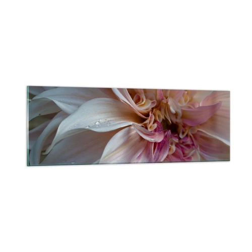 Tablou pe sticlă - Prospețime înfloritoare - 90x30 cm