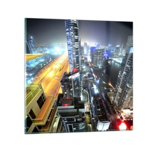 Tablou pe sticlă - Un miracol în deșert - 60x60 cm