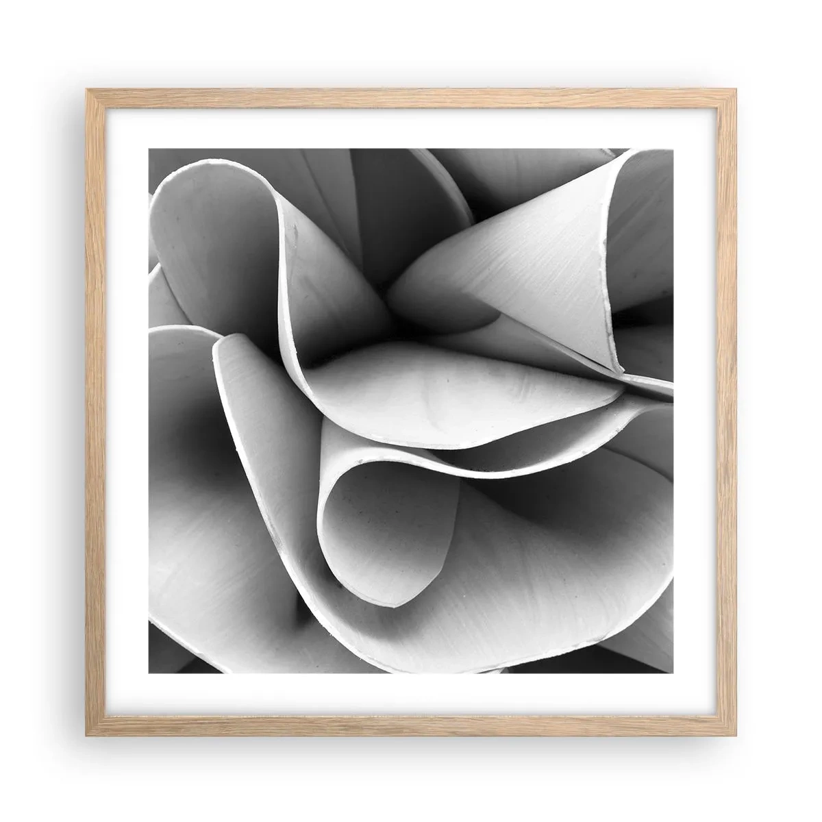 Poster în ramă de stejar deschis - Se întâmplă în spațiu - 50x50 cm