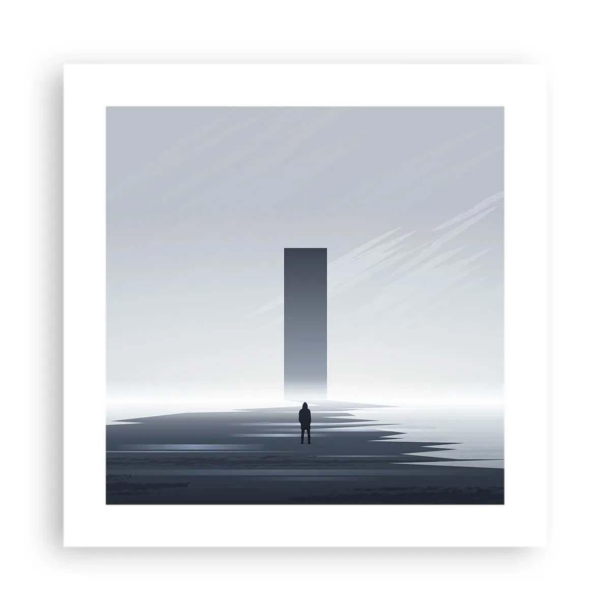 Poster - Oportunitate sau amenințare? - 40x40 cm