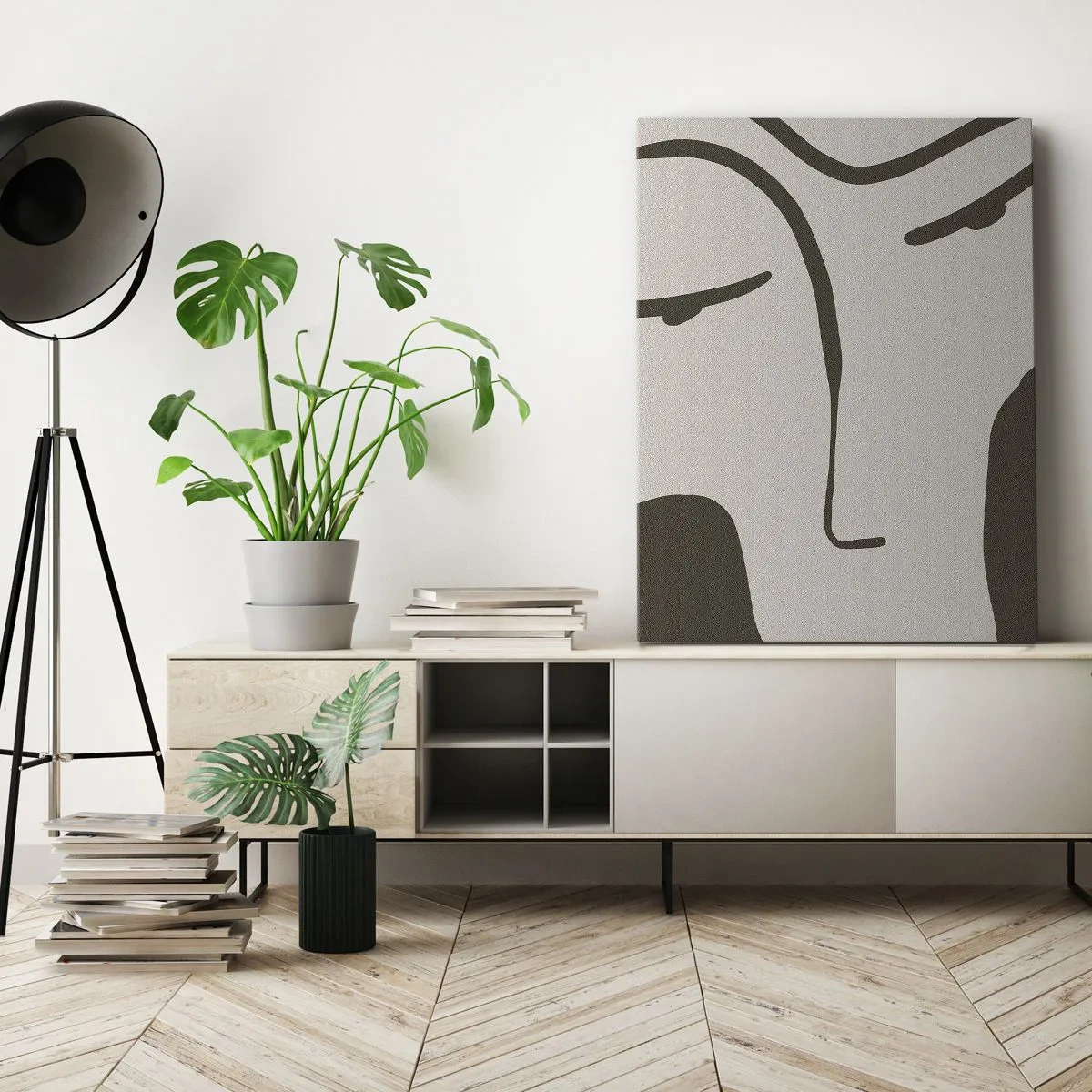 Tablou pe pânză - Ca într-un tablou de Modigliani - 65x120 cm