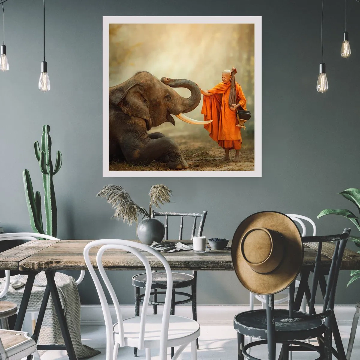 Poster - Întâlnire în călătorie - 60x60 cm