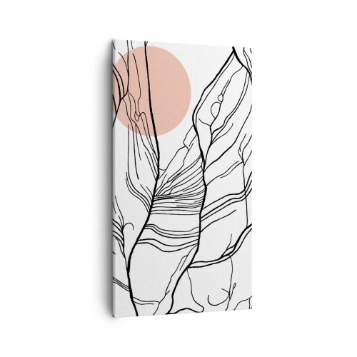 Tablou pe pânză - Într-o rețea de crengi - 45x80 cm