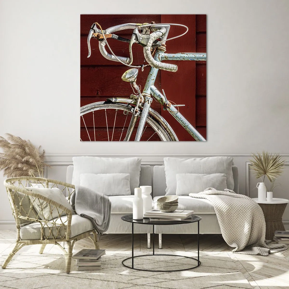 Tablou pe sticlă - Creat pentru victorie - 40x40 cm