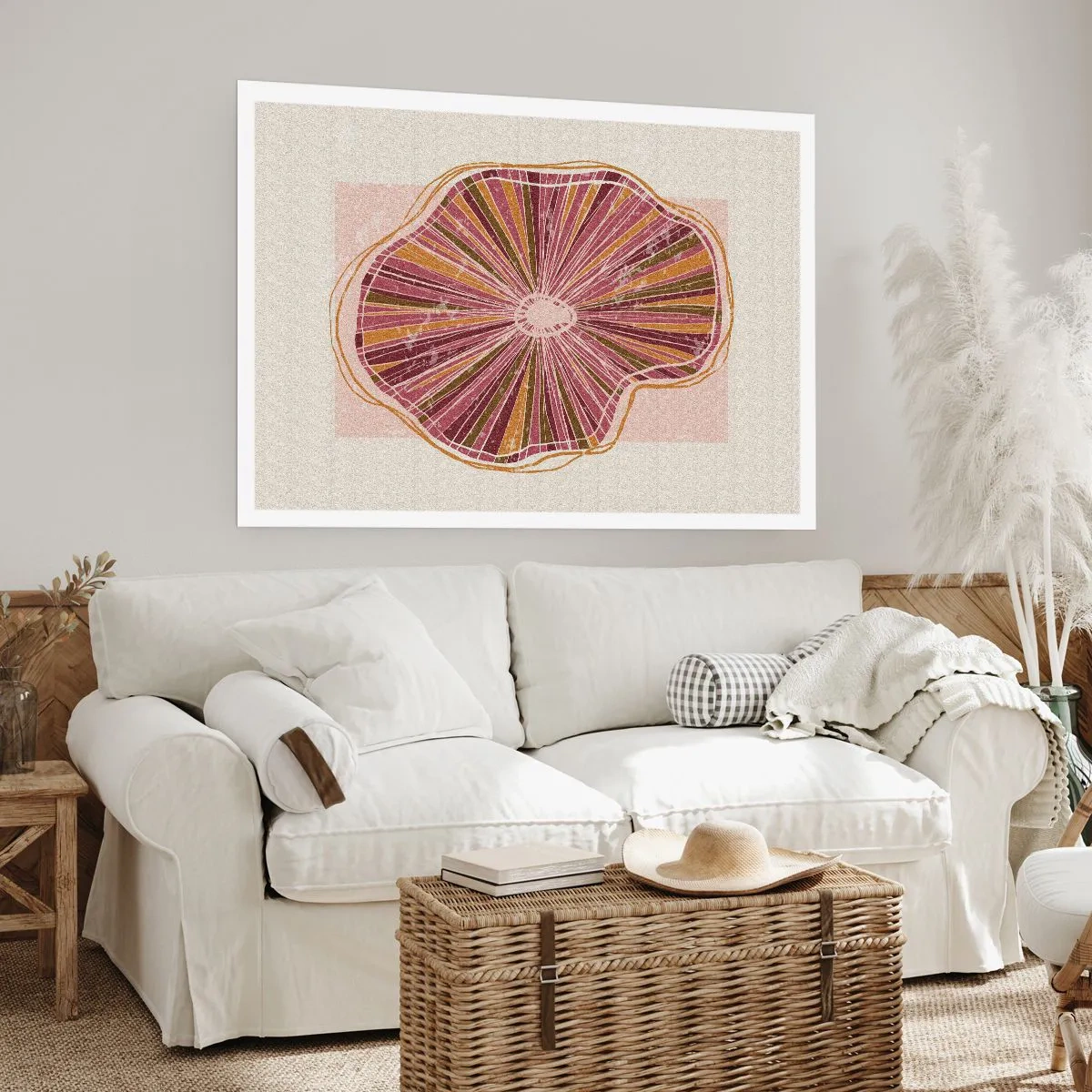 Poster - Abstracția radială - 70x50 cm