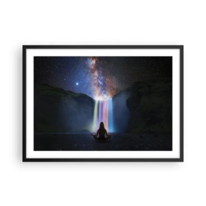 Poster în ramă neagră - Armonie absolută - 70x50 cm
