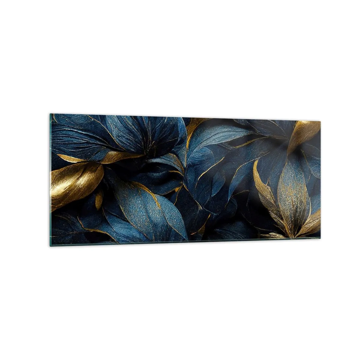 Tablou pe sticlă - Căptușită cu aur - 120x50 cm