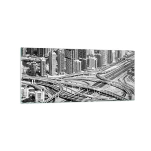 Tablou pe sticlă - Dubai - orașul imposibil - 120x50 cm